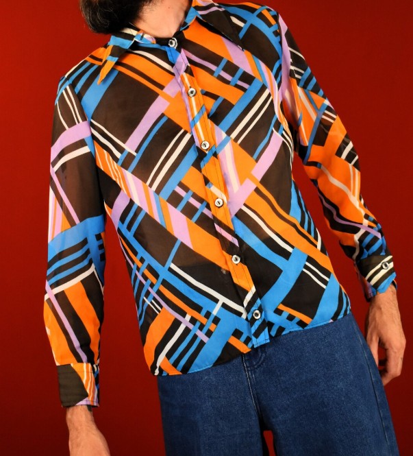 Leon - Herren Hemd im 70er-Jahre Look